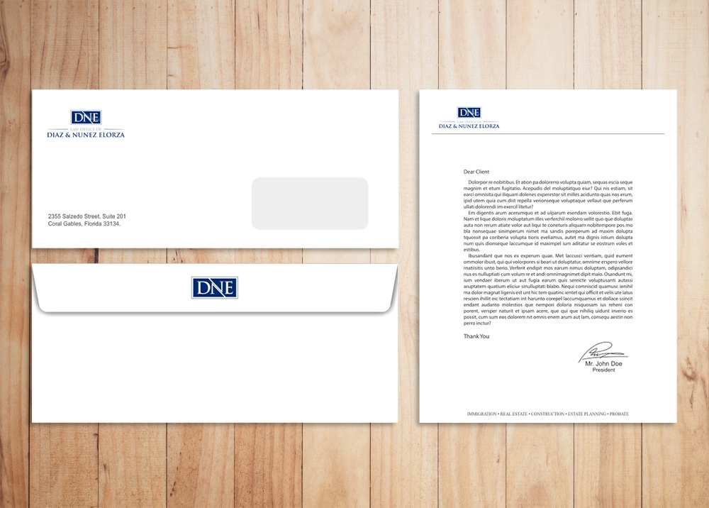 Law Office of Diaz & Nunez Elorza logo design by Kindo