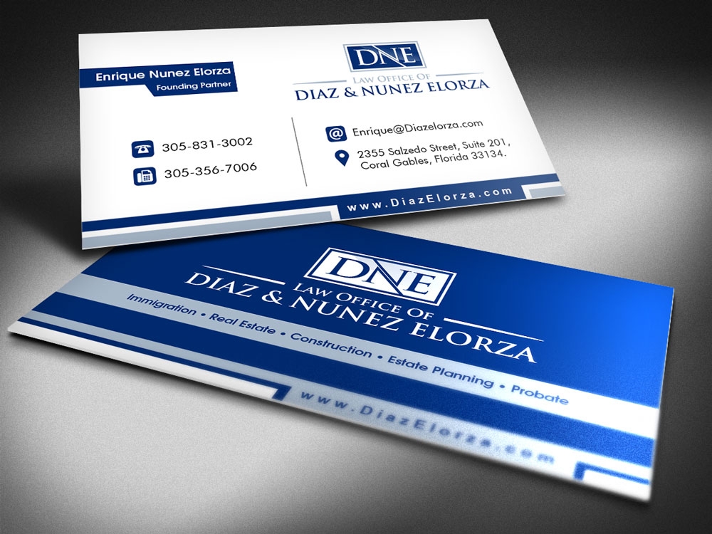 Law Office of Diaz & Nunez Elorza logo design by shravya