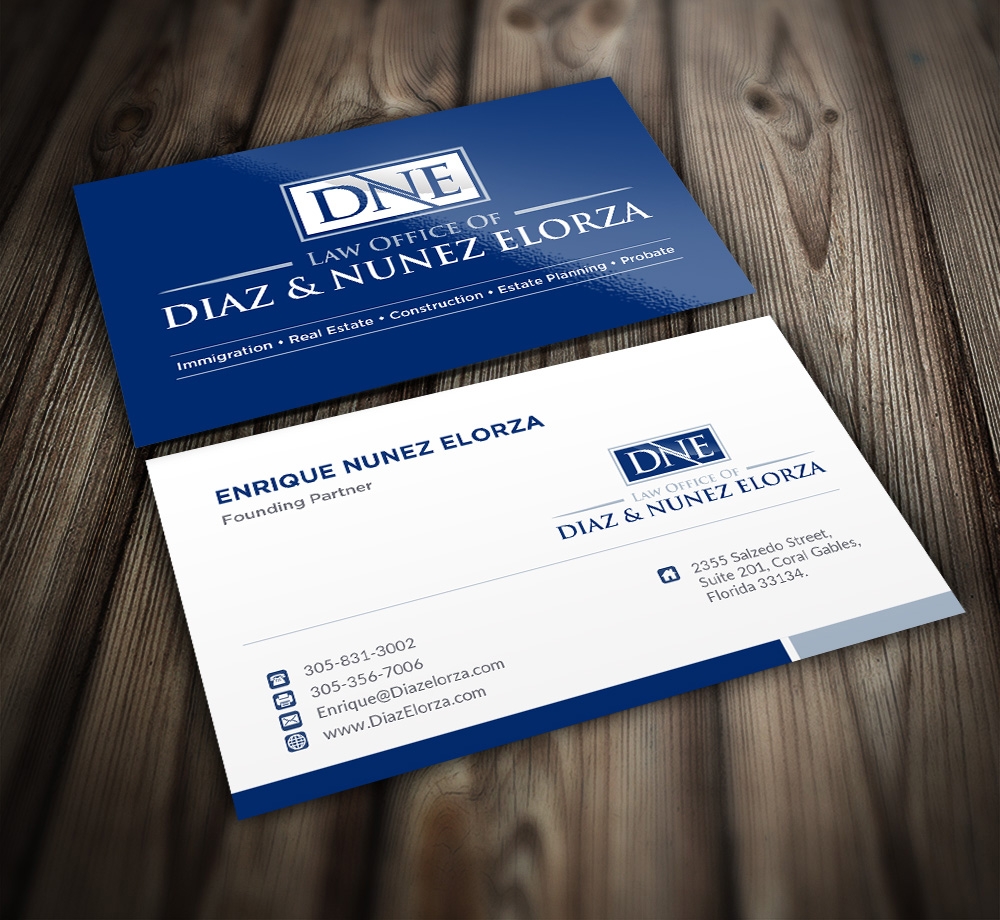Law Office of Diaz & Nunez Elorza logo design by mattlyn