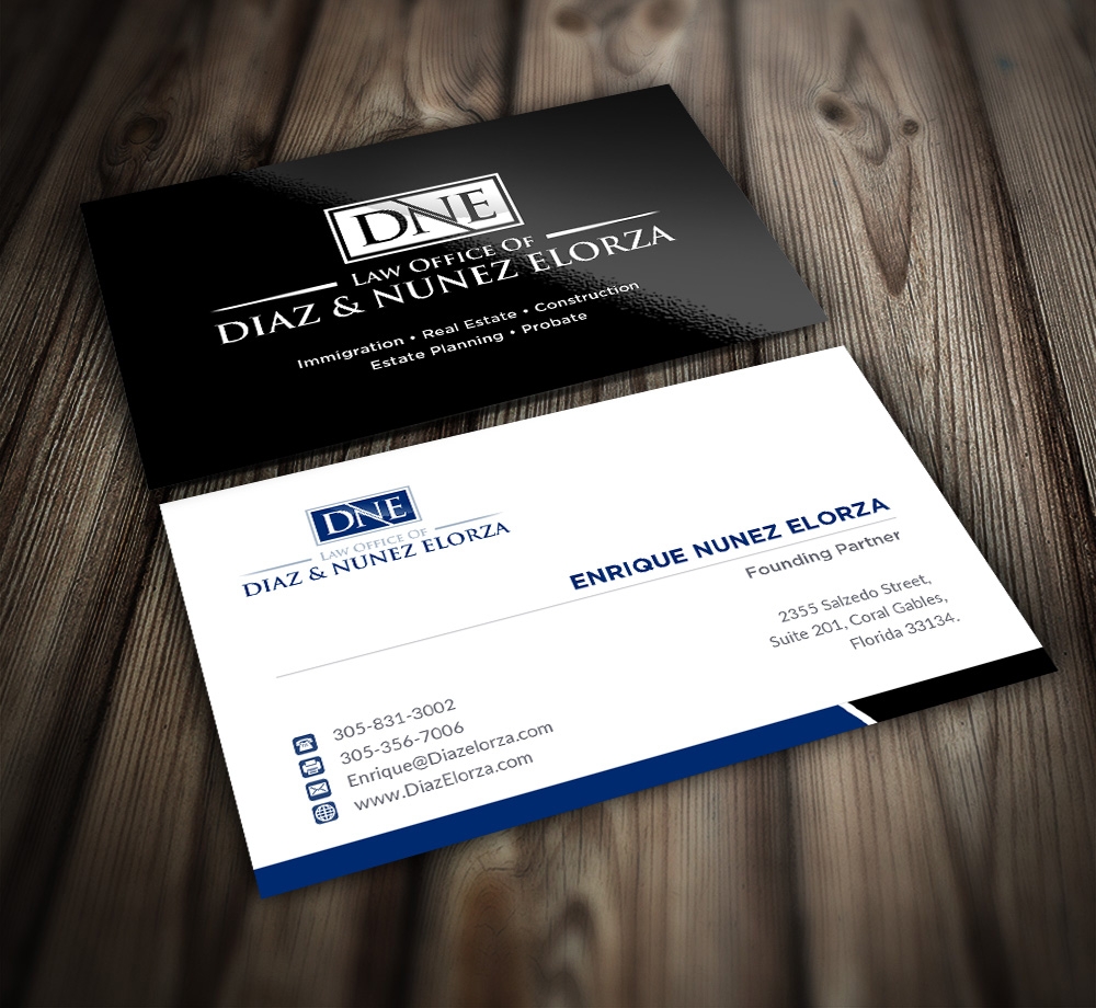 Law Office of Diaz & Nunez Elorza logo design by mattlyn