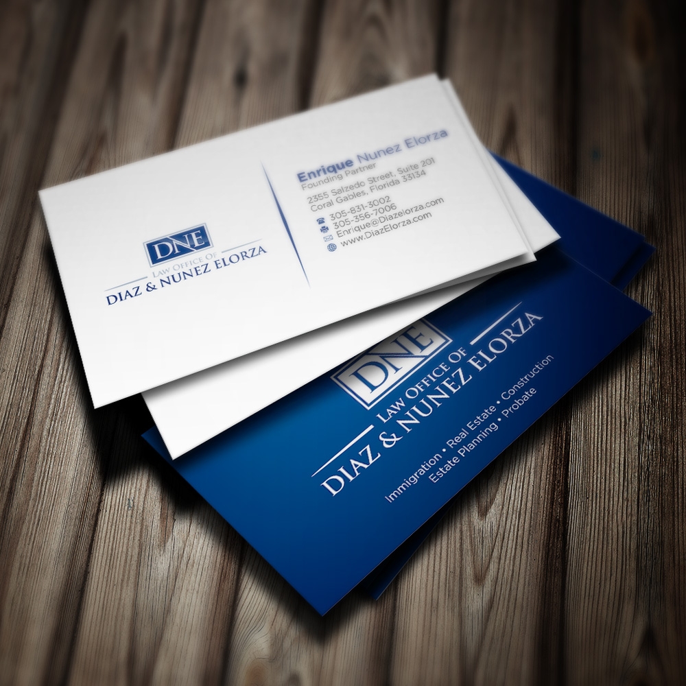 Law Office of Diaz & Nunez Elorza logo design by mletus