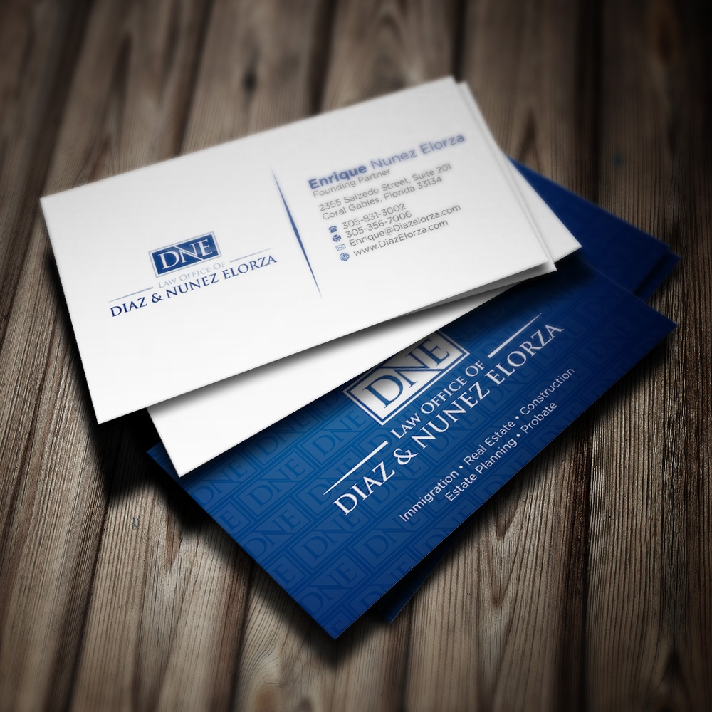 Law Office of Diaz & Nunez Elorza logo design by mletus