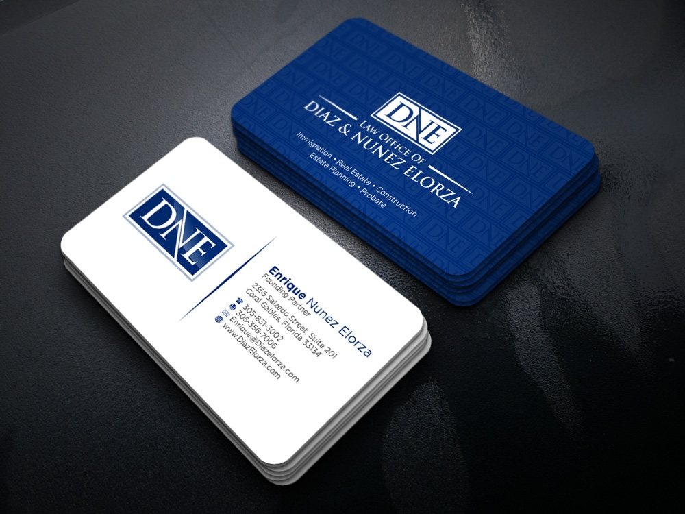 Law Office of Diaz & Nunez Elorza logo design by mletus
