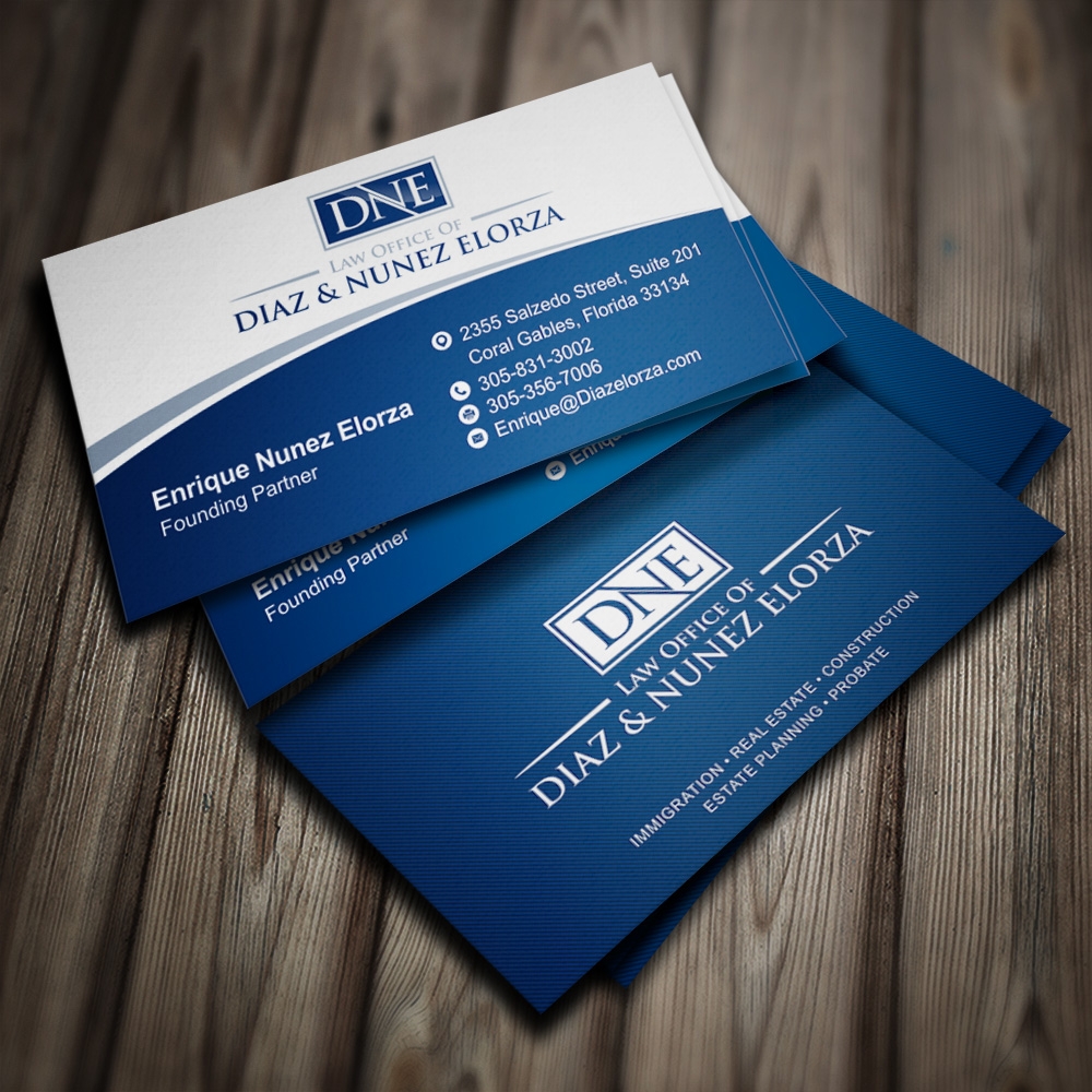 Law Office of Diaz & Nunez Elorza logo design by Kindo