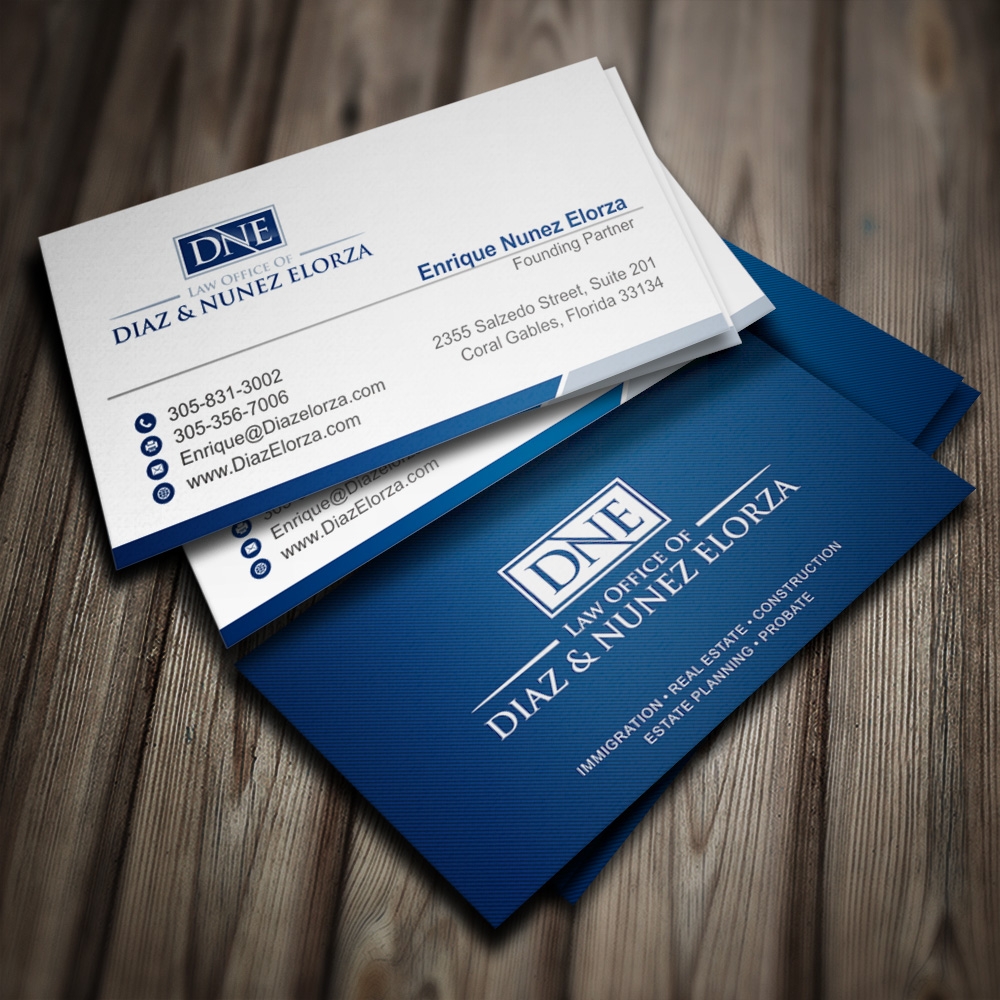 Law Office of Diaz & Nunez Elorza logo design by Kindo