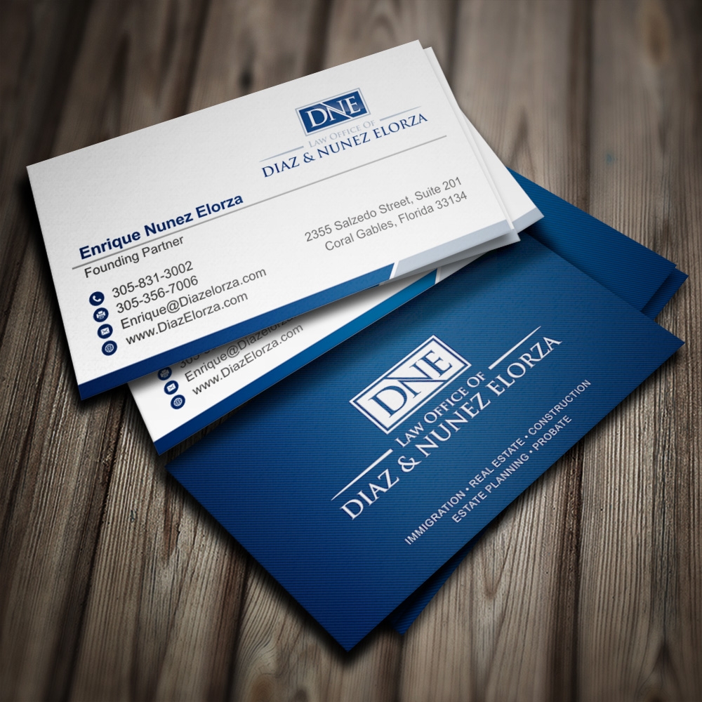 Law Office of Diaz & Nunez Elorza logo design by Kindo