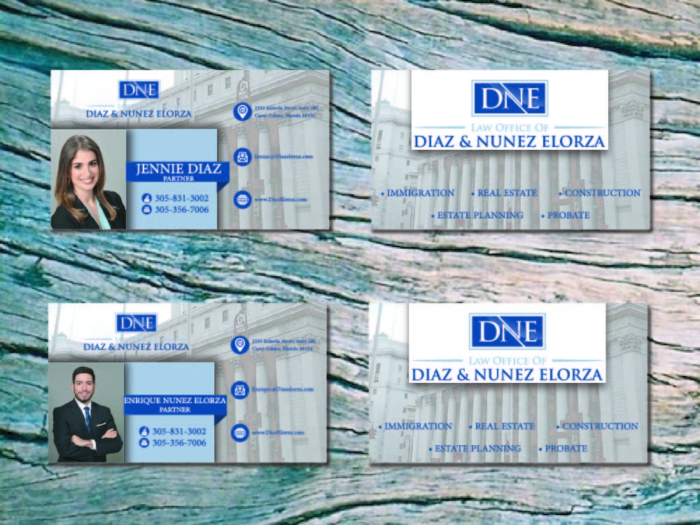 Law Office of Diaz & Nunez Elorza logo design by bulatITA