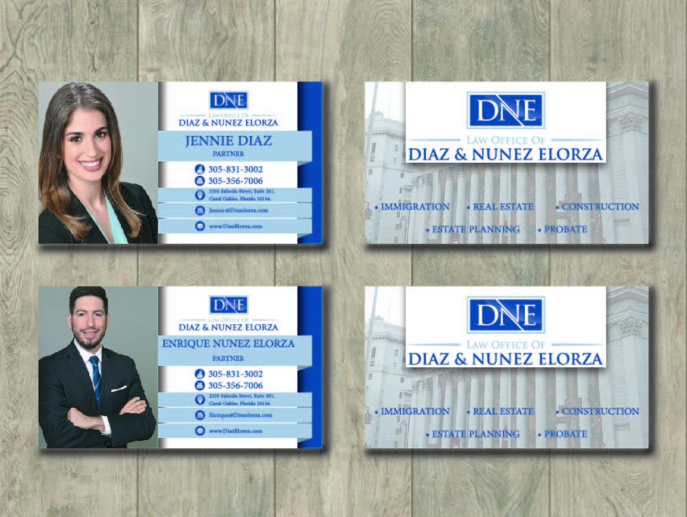 Law Office of Diaz & Nunez Elorza logo design by bulatITA