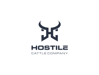 Hostile Cattle Company logo design by Susanti