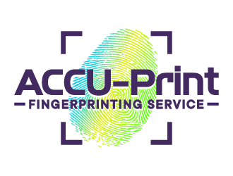 ACCU-Print Fingerprinting Service Logo Design