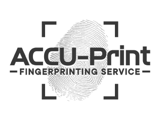 ACCU-Print Fingerprinting Service logo design by ORPiXELSTUDIOS