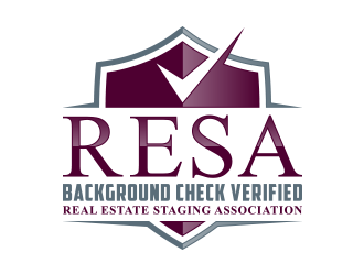 RESA Background Check Verified  logo design by lexipej