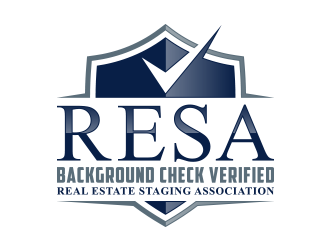 RESA Background Check Verified  logo design by lexipej