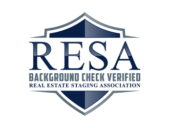 RESA Background Check Verified  logo design by lexipej
