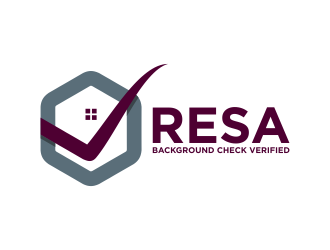 RESA Background Check Verified  logo design by ekitessar