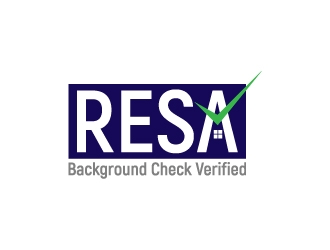 RESA Background Check Verified  logo design by kasperdz