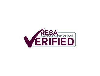 RESA Background Check Verified  logo design by lj.creative