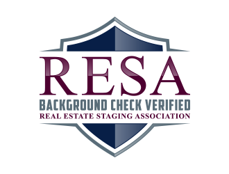 RESA Background Check Verified  logo design by lexipej