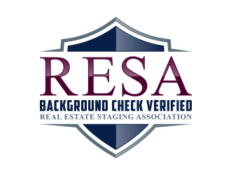 RESA Background Check Verified  logo design by lexipej