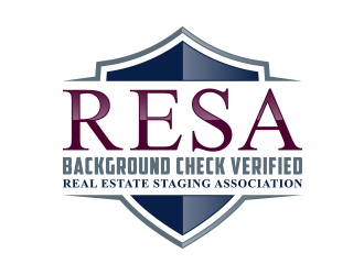RESA Background Check Verified  logo design by lexipej