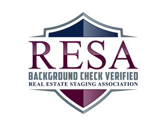 RESA Background Check Verified  logo design by lexipej