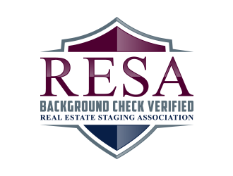 RESA Background Check Verified  logo design by lexipej