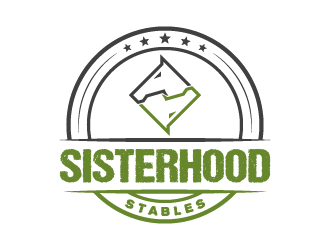 Sisterhood Stables logo design by Aesthetik