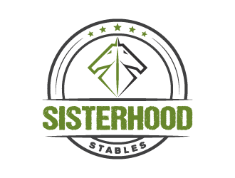 Sisterhood Stables logo design by Aesthetik