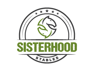 Sisterhood Stables logo design by Aesthetik