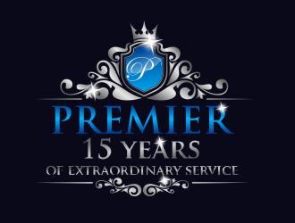 15 years of extraordinary service @ Premier logo design by Cekot_Art