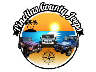 Pinellas County Jeeps logo design by BeDesign