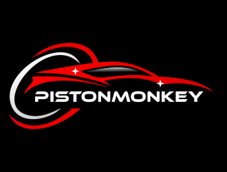 www.pistonmonkey.com logo design by JessicaLopes