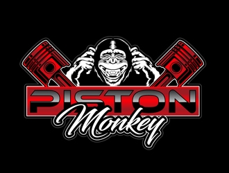 www.pistonmonkey.com logo design by DreamLogoDesign