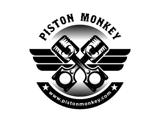 www.pistonmonkey.com logo design by torresace