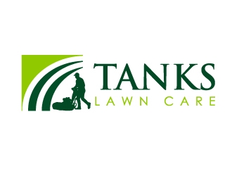 Tanks Lawn Care logo design by Marianne