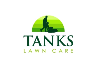 Tanks Lawn Care logo design by Marianne