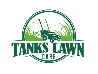 Tanks Lawn Care logo design by YONK