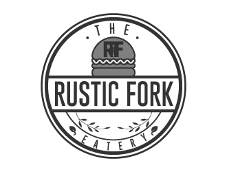 The rustic fork eatery  logo design by kasperdz