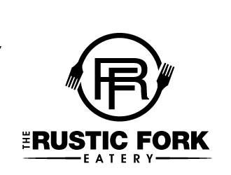 The rustic fork eatery  logo design by PMG