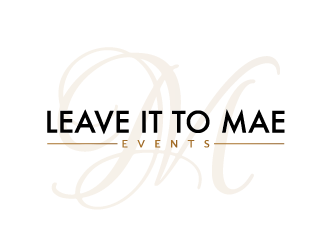 Leave It To Mae Events logo design by JoeShepherd