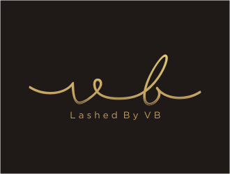 Lashed By VB  logo design by bunda_shaquilla