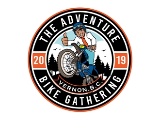 The Adventure Bike Gathering logo design by DreamLogoDesign
