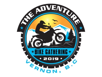 The Adventure Bike Gathering logo design by Suvendu