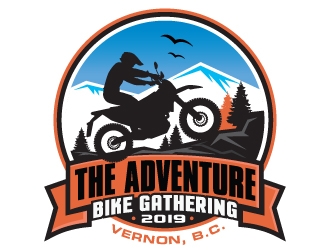 The Adventure Bike Gathering logo design by Suvendu