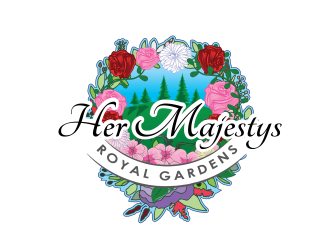 Her Majestys Royal Gardens logo design by Tanya_R