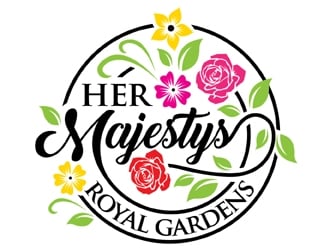 Her Majestys Royal Gardens logo design by MAXR