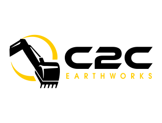 C2C earthworks logo design by JessicaLopes
