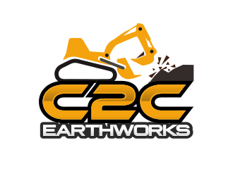 C2C earthworks logo design by YONK