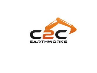 C2C earthworks logo design by blessings