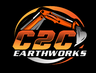 C2C earthworks logo design by logy_d